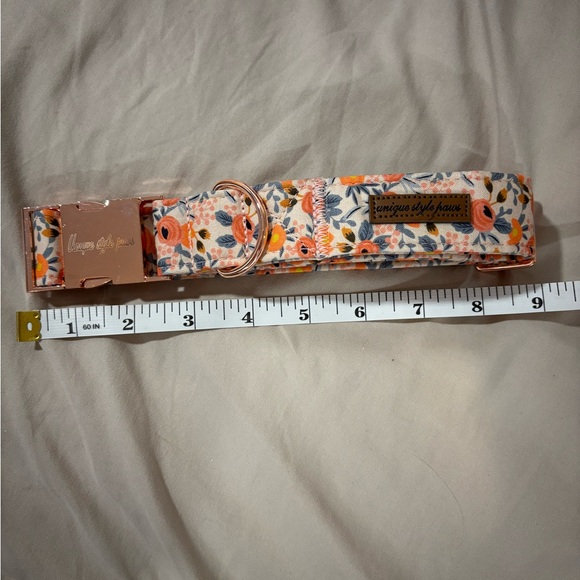 NWOT Pink Floral Dog Buckle Collar (Size LARGE) - Picture 2 of 6